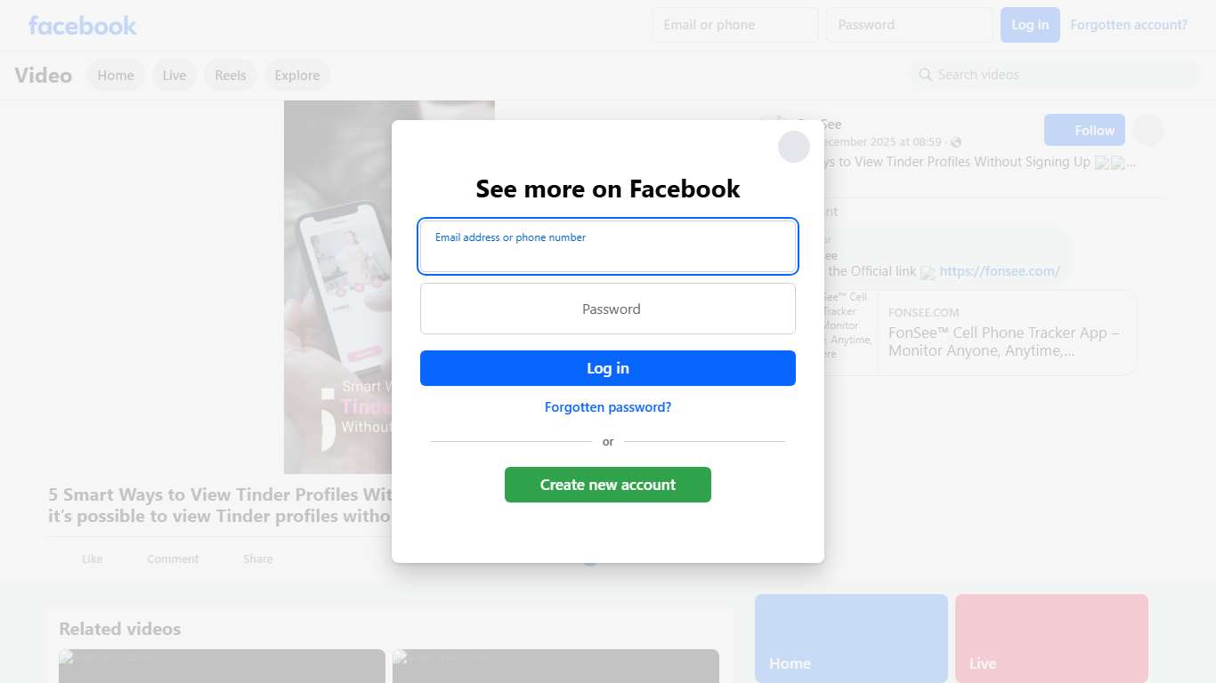 5 Smart Ways to View Tinder Profiles Without Signing Up 🔍🔥 ✅ Yes, it’s possible to view Tinder profiles without signing up. Here are 5 smart, safe ways that actually work. Visit the Official link 👉 https://fonsee.com/ 1️⃣ Google Search Trick 🔍 2️⃣ Public Social Media Profiles 📸 3️⃣ Shared Tinder Screenshots 📱 4️⃣ Friend’s Account Preview 👀 5️⃣ Parental Monitoring Tools 🛡️ #Tinder #DatingApps #OnlineDating #TinderProfiles #DigitalSafety #ParentalControl #FonSee #DatingTips #TechExplained #mspy #x